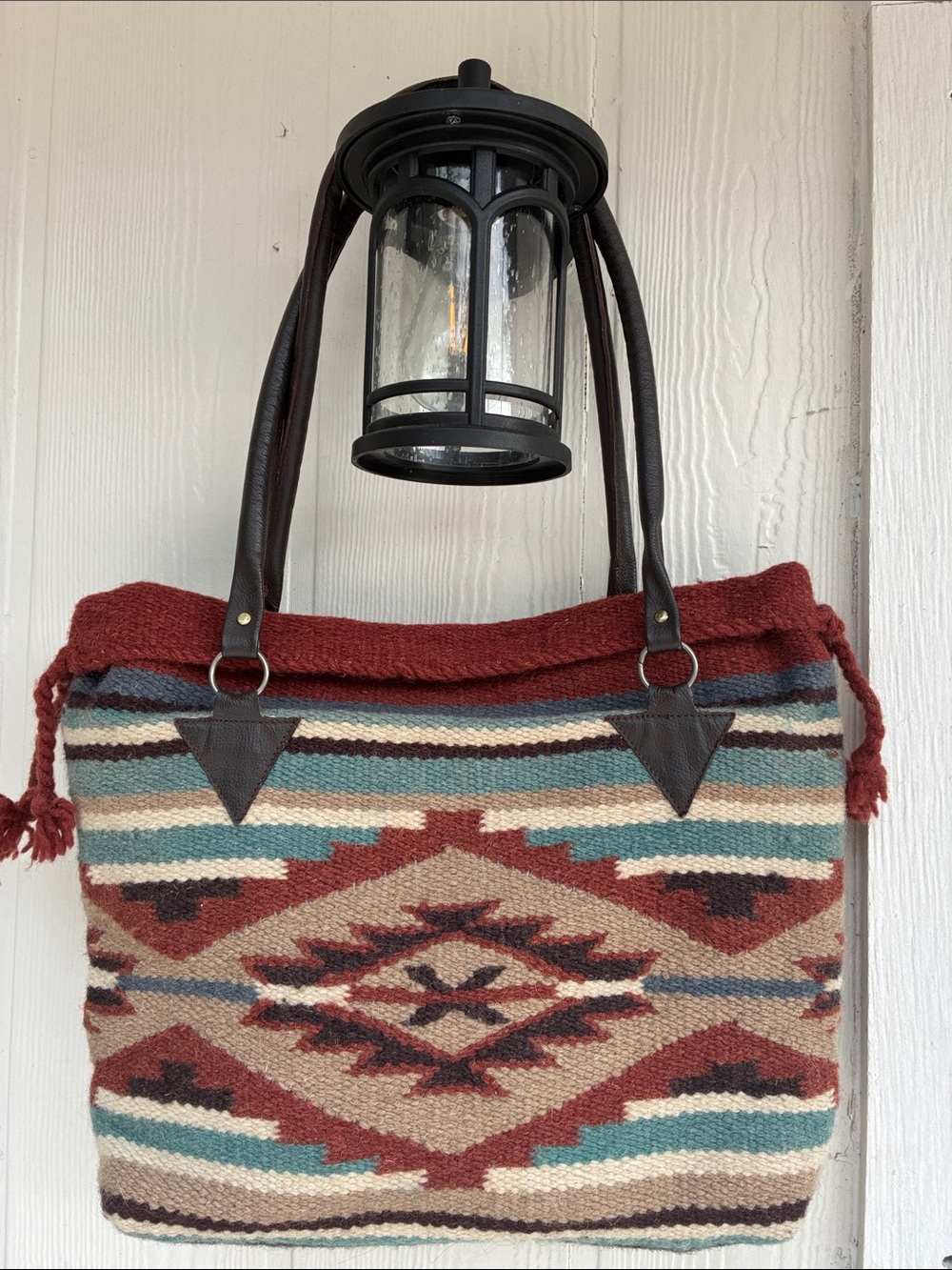 El Paso Saddle Blanket Company Aztec Tote Bag